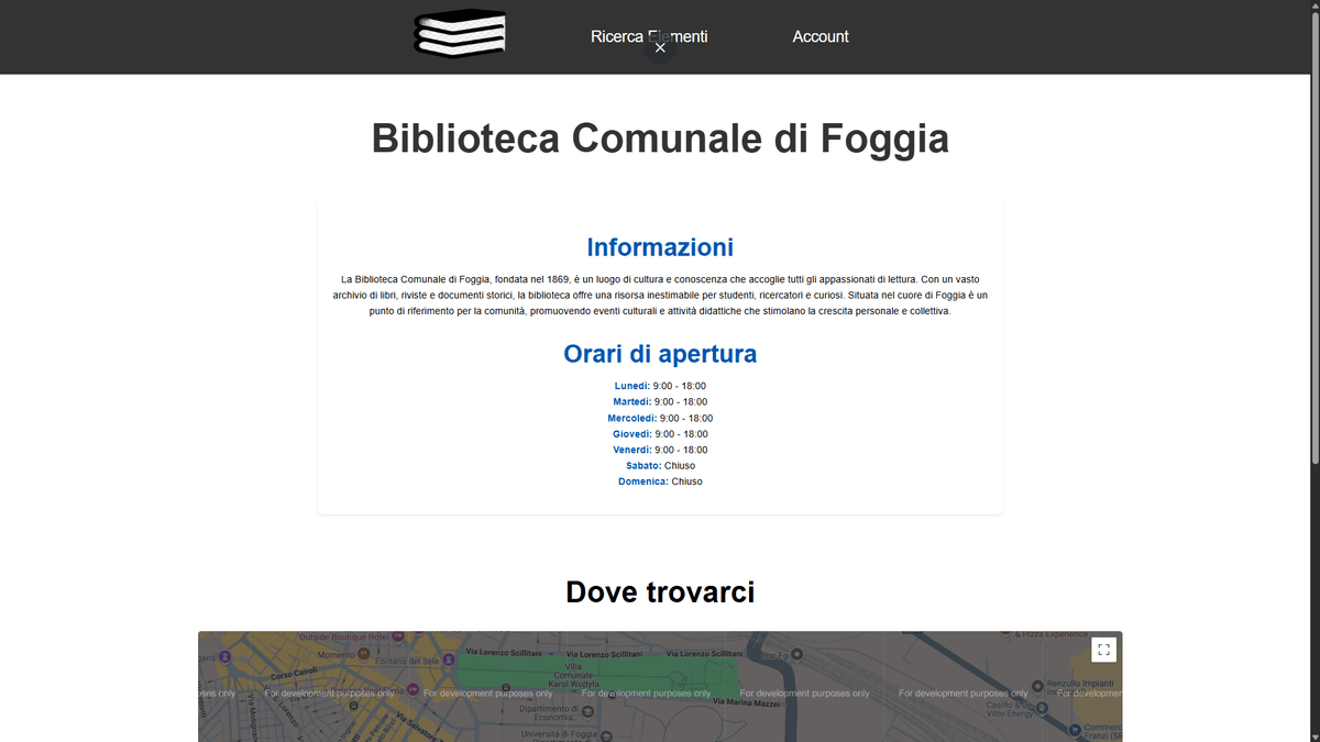 Gestionale Biblioteca